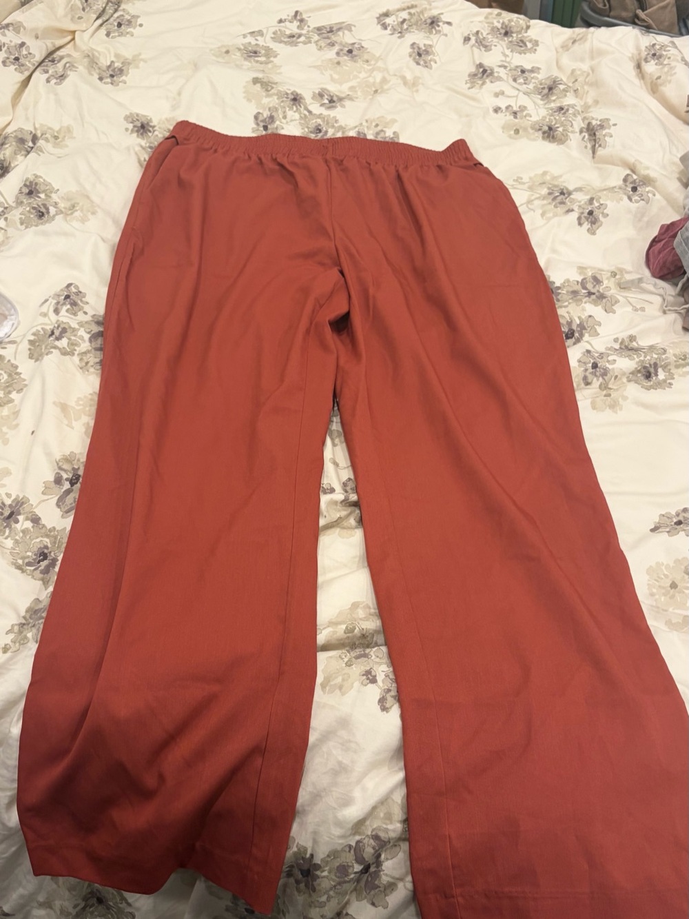 Vero Moda | Rust Red Wide-Leg Pants